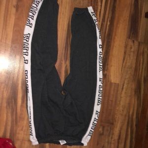 Pink sweatpants